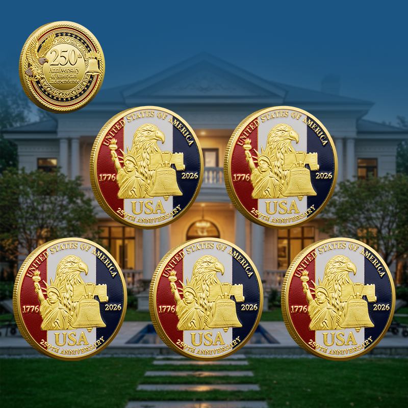🇺🇸 250th Anniversary Freedom Coin A Meaningful Keepsake for Every American-HS