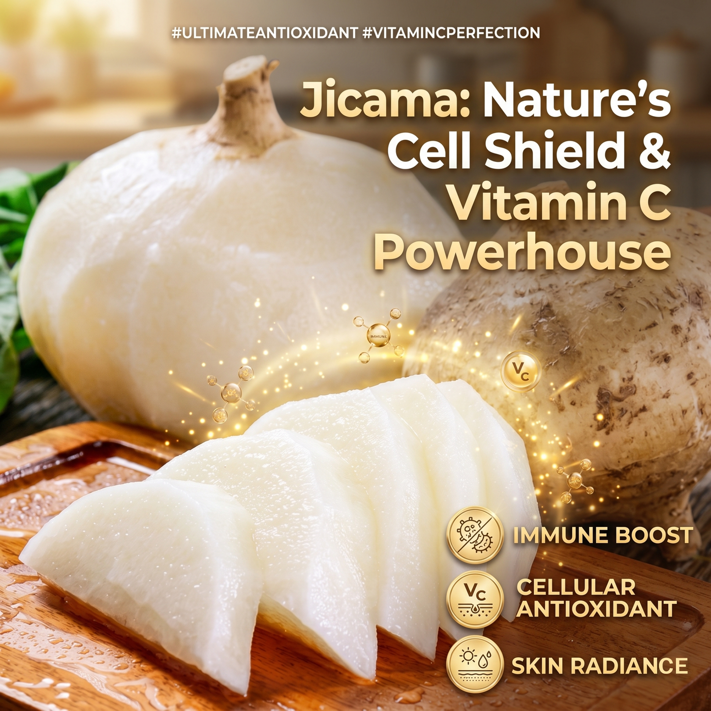 🌱Jicama Seeds for Planting – Crunchy Sweet Root Vegetable, Fast Growing Mexican Yam Bean for Indoor Outdoor Home Garden-ZO