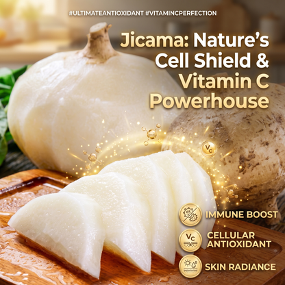 🌱Jicama Seeds for Planting – Crunchy Sweet Root Vegetable, Fast Growing Mexican Yam Bean for Indoor Outdoor Home Garden-ZO