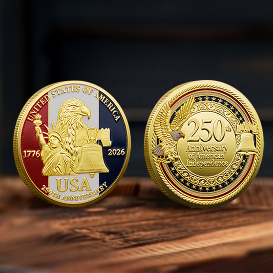 🇺🇸 250th Anniversary Freedom Coin A Meaningful Keepsake for Every American-HS