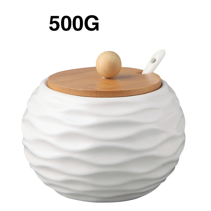 01610a11-375b-416a-90e2-bb1a78f37168 Kitchen Ceramic Seasoning Jar - Image 5
