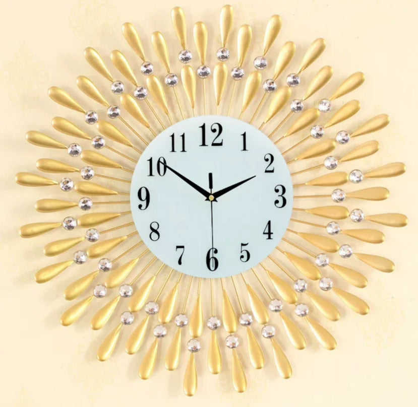 024b95f6-6a26-4b3d-8fa5-d6e191b6decc Quartz Crystal Iron Wall Clock - Image 8