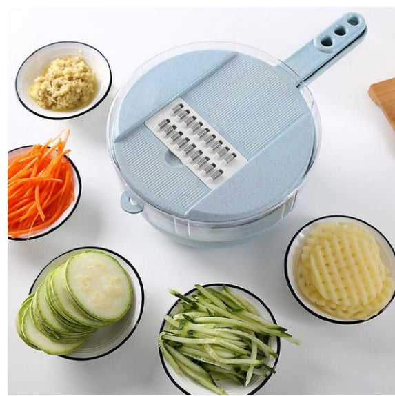 1257063297761 8-in-1 Vegetable Slicer With Strainer - Image 2