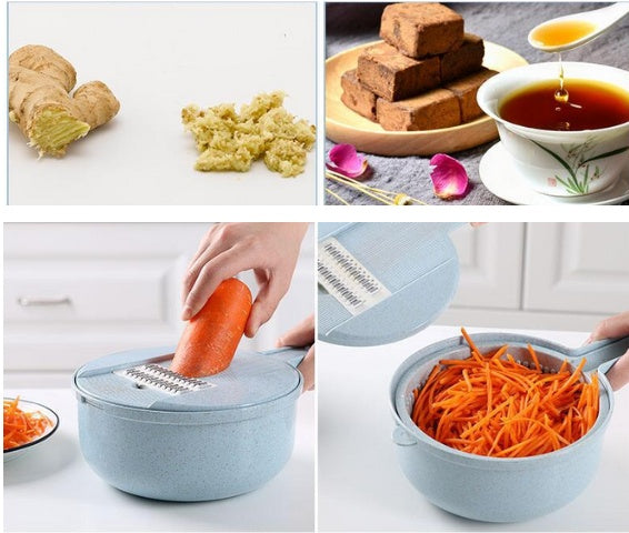 138730797149 8-in-1 Vegetable Slicer With Strainer - Image 6