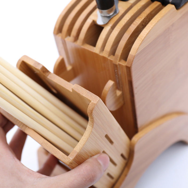1614912661310 Bamboo Wooden Knife Holder - Image 5