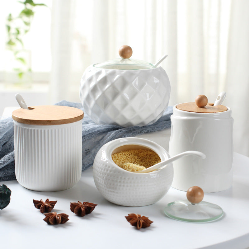 1649708532640 Kitchen Ceramic Seasoning Jar - Image 2