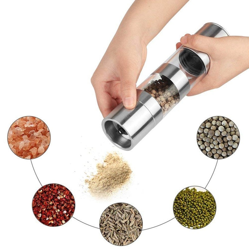 1895528654648 Stainless Steel Multi-Layers Salt and Peper Grinder - Image 5