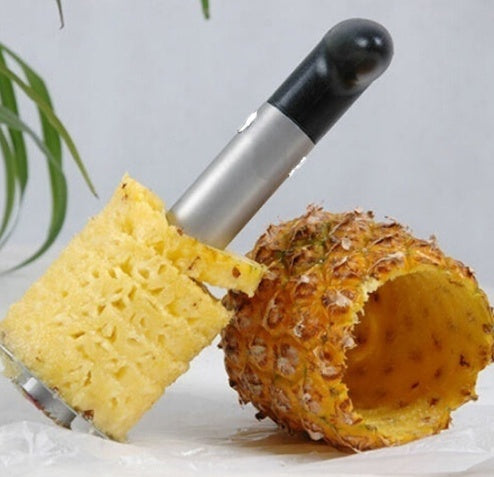 2876008662394 Stainless Steel Pineapple Fruit Peeler & Cutter - Image 2