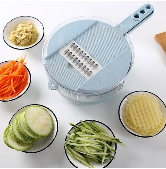 3263194612336 8-in-1 Vegetable Slicer With Strainer