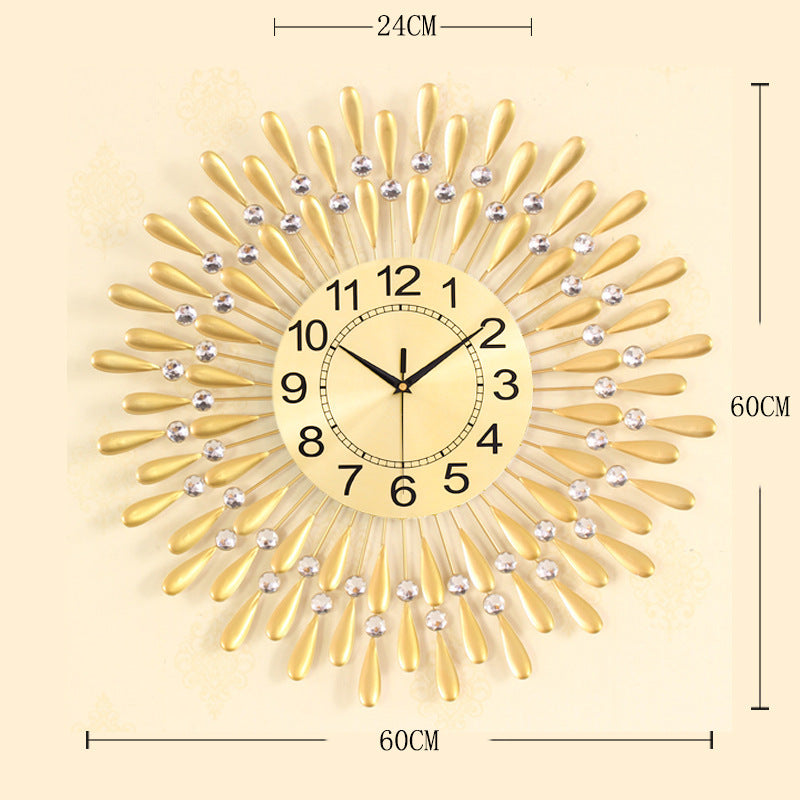 6d5b936f-9fee-40dd-b90c-bd395d575ce4 Quartz Crystal Iron Wall Clock - Image 7