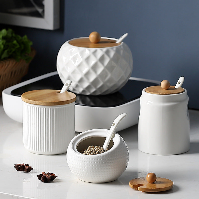 904808359913 Kitchen Ceramic Seasoning Jar
